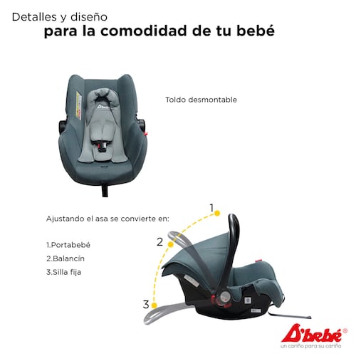Autoasiento 1a etapa Mai Travel Gris