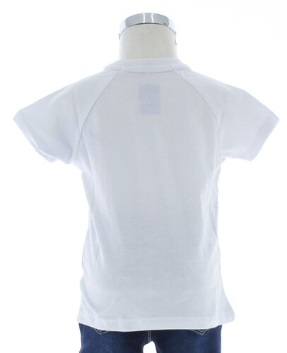 Playera Niño Bebe Blanco T Shirt 3260 1 a 6 Años.