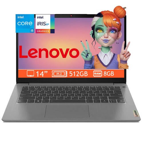 Laptop Lenovo Ideapad 3 14ITL6 Core I5-1135 Ram 8GB SSD 512GB Windows 11 -Gris