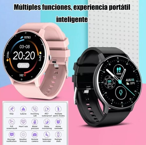 Reloj Inteligente Zl02 1.28 Vigilancia De Salud Deportivo