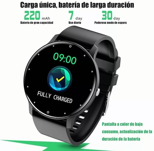 Reloj Inteligente Zl02 1.28 Vigilancia De Salud Deportivo