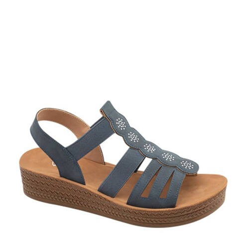 Sandalia confort marca Vi Line color azul marino, mod. 1058227