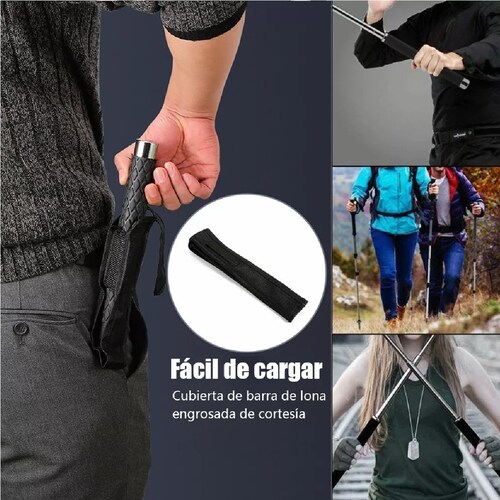 Bastón Retráctil Táctico Seguridad Para Defensa Personal 