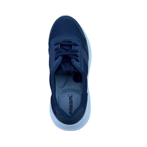 Tenis Zapato Dama Doble Ancho Azul Marino Confort