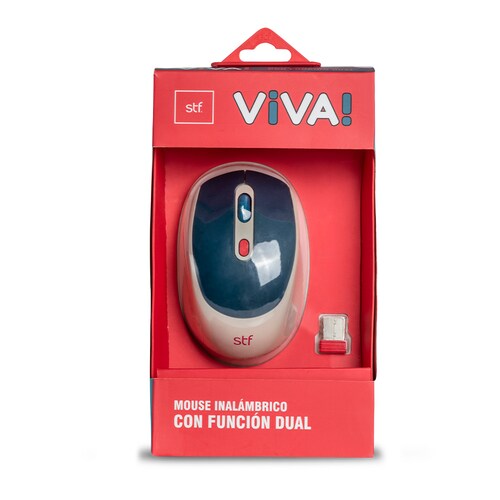 Mouse Inalámbrico Viva Stf Color Azul 