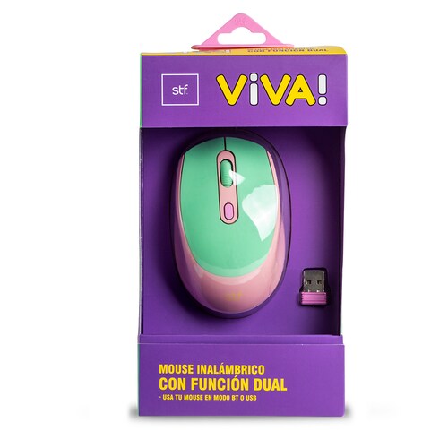 Mouse Inalámbrico Viva Stf Color Rosa