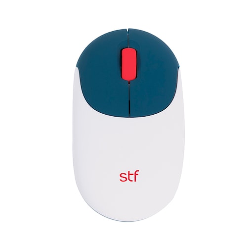 Combo Teclado y Mouse Inalámbrico Viva Stf Color Azul 