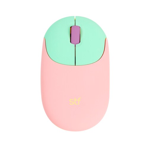 Combo Teclado y Mouse Inalámbrico Viva Stf Color Rosa