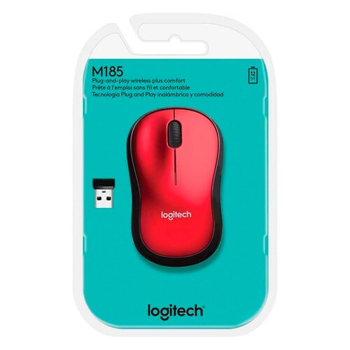 Mouse Óptico Inalámbrico Logitech M185