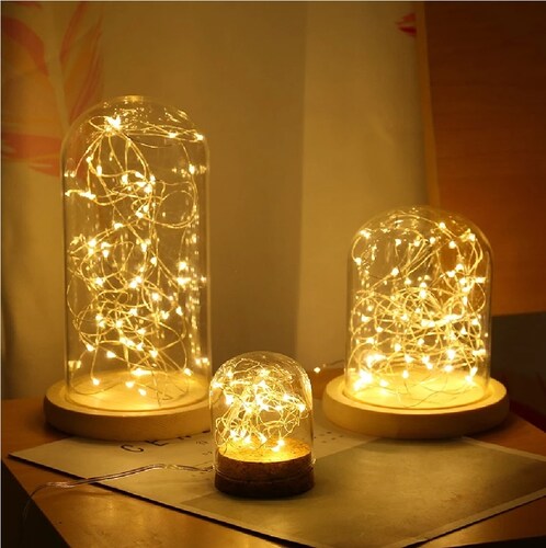Cadena luces LED luces para boda, decoración de fiesta de Navidad lámpara de vacaciones