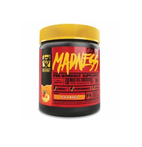 Madness Mutant pre-workout  (30 Serv) sabor piña pasion 