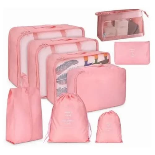 9pcs Bolsas Organizadoras De Maletas Para Viaje, Impermeable