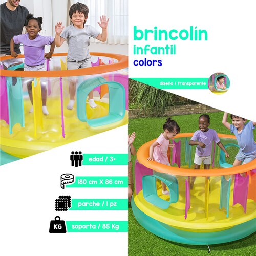 Brincolin Inflable Infantil Bestway Bouncejam 180 cm Multicolor