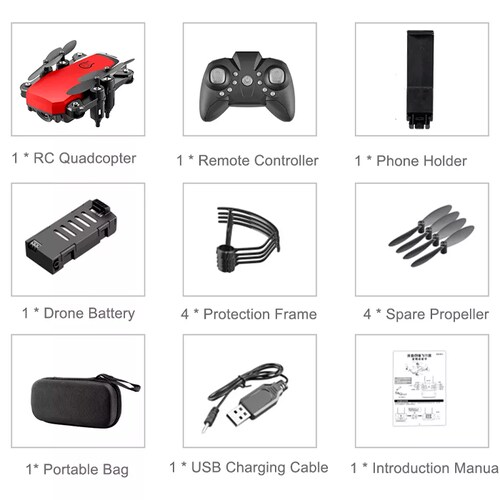 Drone Mini Con Cámara 4k Wifi Fpv 1 Bateria Portatil
