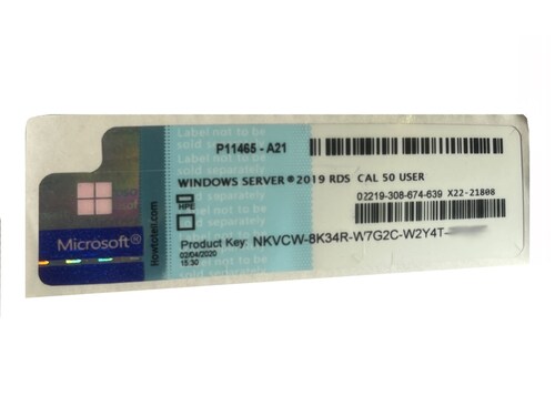 Licencia 50 CALS y RDS Windows Server 2019 Standard 