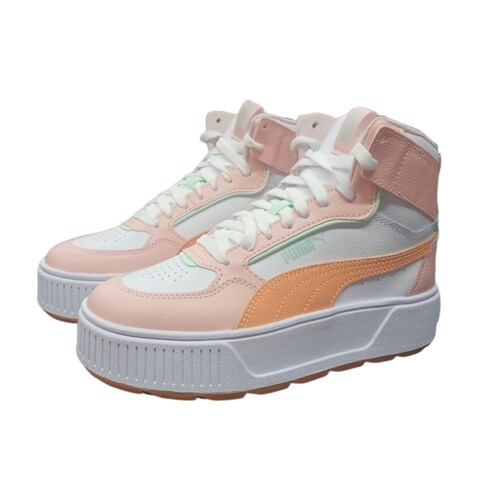 Tenis Puma Karmen Rebelle Mid Coral-Mujer 388729 07