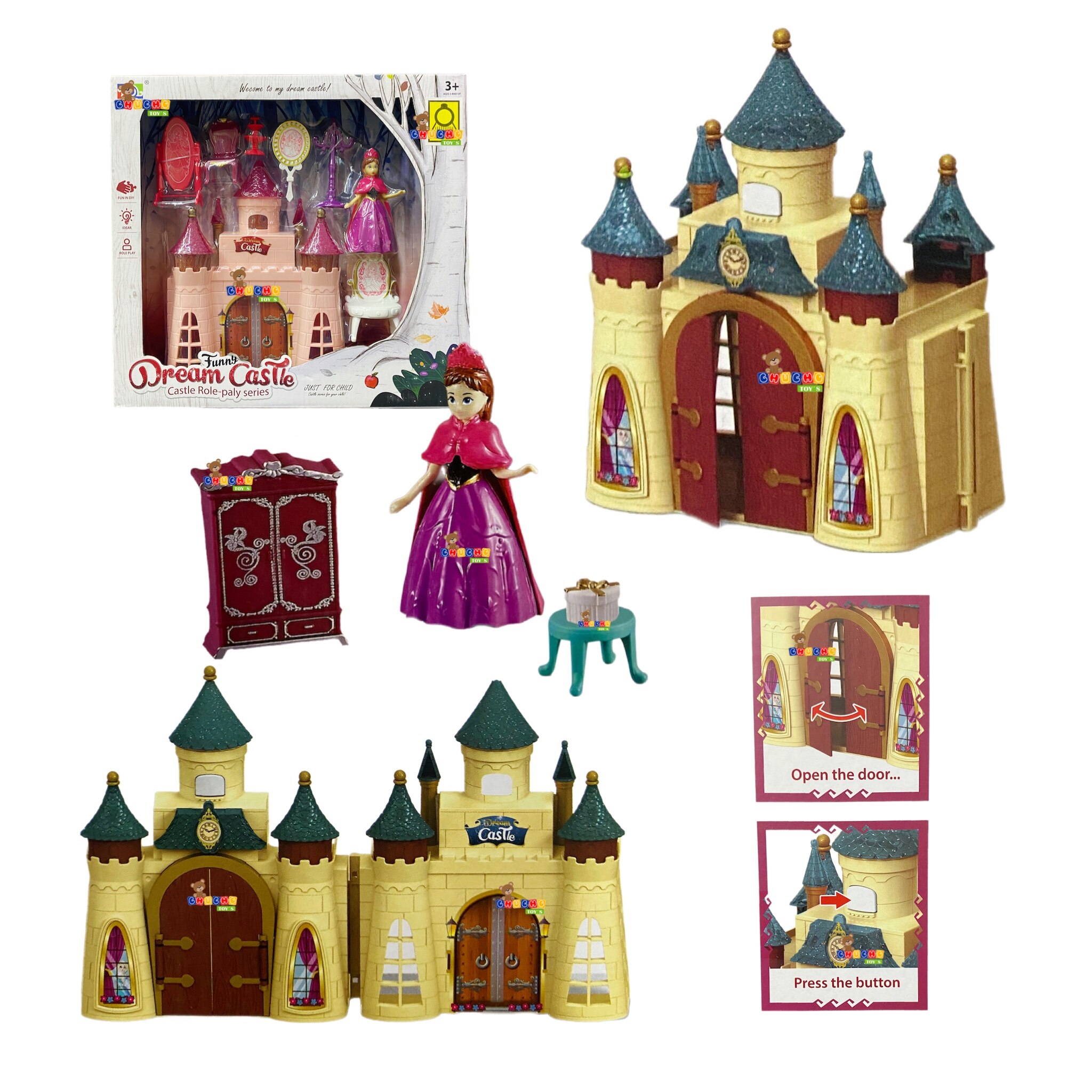 Castillo Princesas Con Accesorios Dream Castle