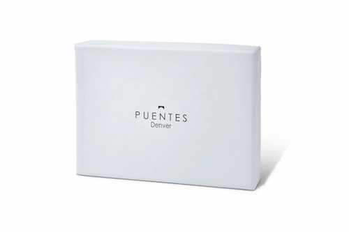 Cartera Tarjetero Slim de Piel Para Tarjetas de Credito color Café