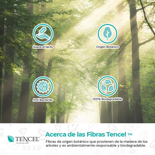 Cubre Colchón Individual TENCEL 100% Impermeable Anti acaros Ultra Fit