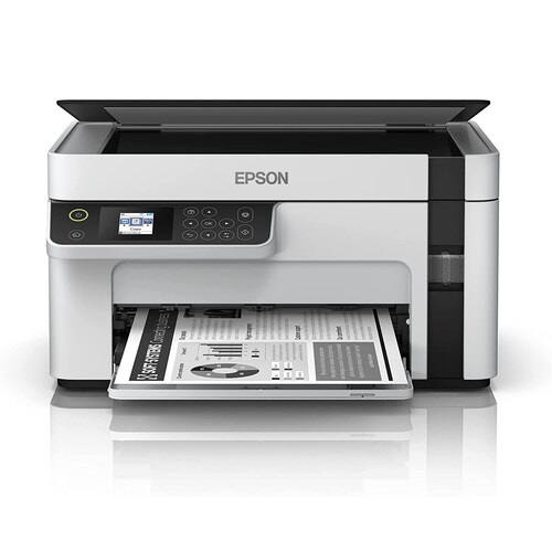 Impresora Multifuncional Epson EcoTank M2120, Sistema de Tinta Continua, USB, Wi-Fi, Dúplex, 32 ppm Negro.