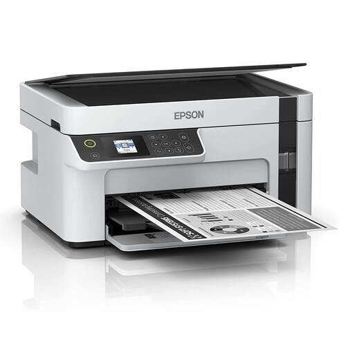Impresora Multifuncional Epson EcoTank M2120, Sistema de Tinta Continua, USB, Wi-Fi, Dúplex, 32 ppm Negro.
