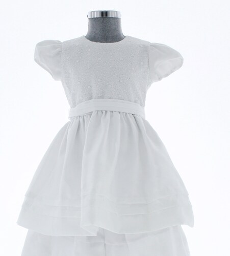 Vestido para Bautizo Presentacion Ceremonia Niña 3276 1 a 6 Años.