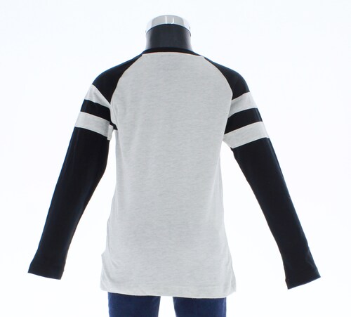 Playera Niño Gris Manga Larga 3280 2 a 18 Años.