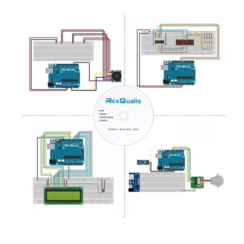 Kit Compatible Con Arduino Uno Con Español Tutorial
