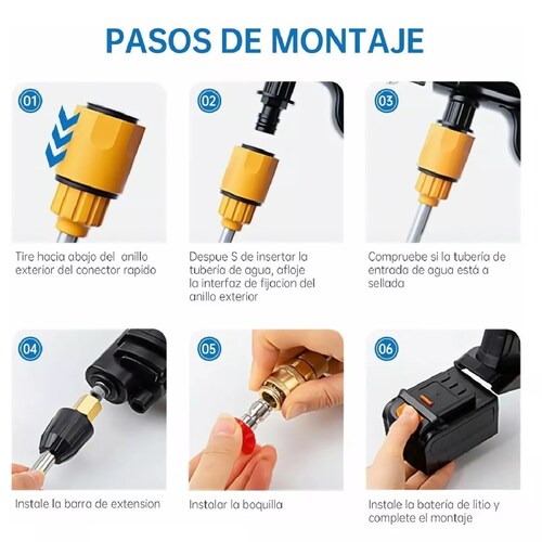 Pistola De Lavado De Autos Portátil De Alta Presión Eléctric