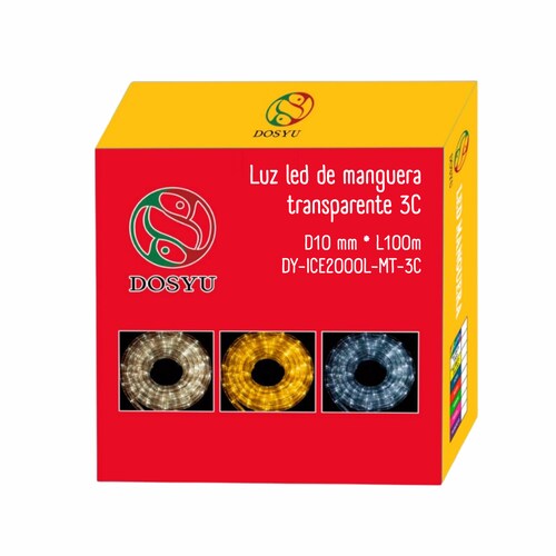 Manguera Led Navideña 100 Metros 8 Modos Dimmer Control IP67 Dosyu