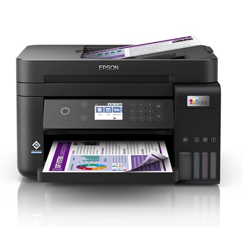 Impresora Multifuncional Epson EcoTank L6270, Sistema de Tinta Continua, USB, Wi-Fi, Dúplex, 33 ppm Negro, 20 ppm Color