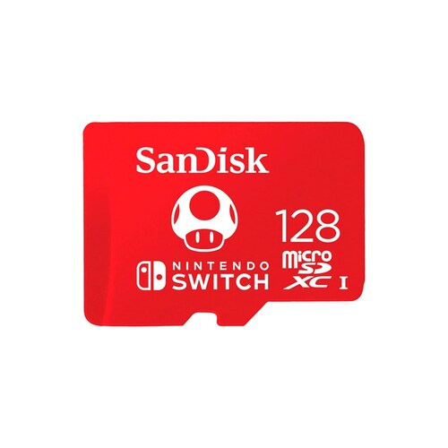 Memoria Flash SanDisk, 128Gb para Nintendo Switch MicroSDXC.