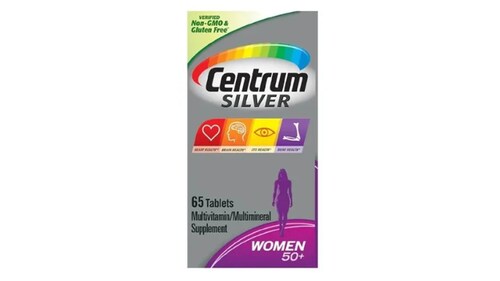 Centrum Silver Mujer 50+ Multivitaminico 65 Tabs Salud Natural Centrum 