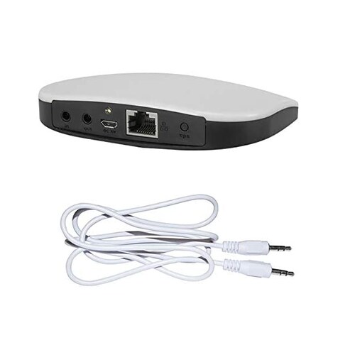 Receptor de Audio Ethernet y WiFi Transmite la misma Música a Varios Receptores de Forma Simultanea con Distancia de hasta 50 Metros Cuenta con Entrada y Salida Auxiliar de 3.5 mm / Master / MS-WIFIAUDIO
