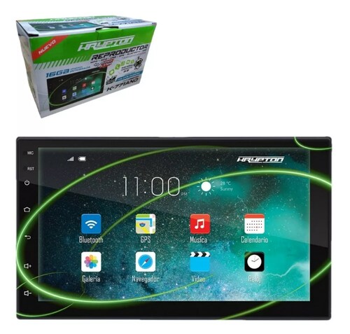 Pantalla para Auto 7 Sistema Operativo Android 9 16 GB  MP4 MP3 USB SD BT
