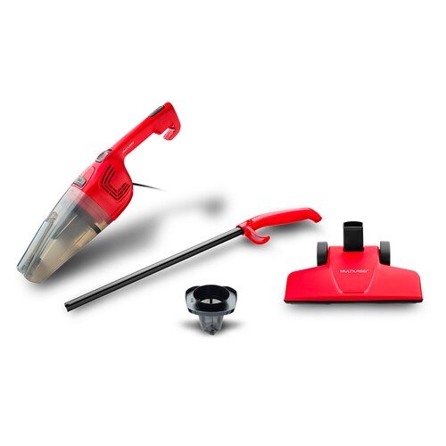 Aspiradora Vertical de Mano 600 ml Multilaser Color Rojo 