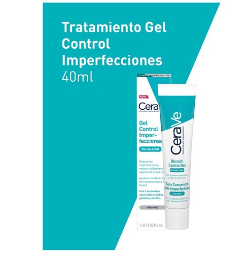 Cerave Gel Facial Anti-imperfecciones Piel Grasa Acne 40ml