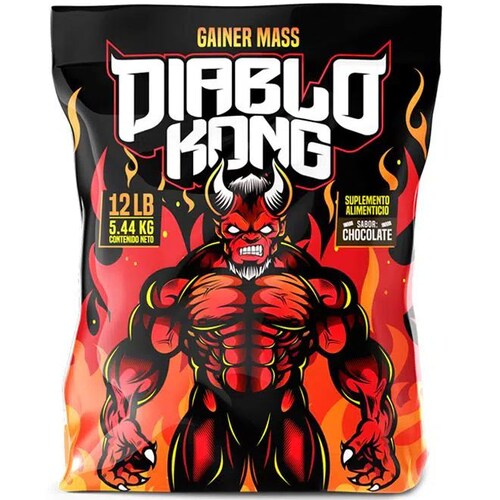 Mass Gainer Diablo Kong (12 lb) Sabor chocolate