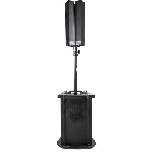 Sistema de Audio Profesional con Poderoso Sistema Lineal de 45000 Watts de Potencia Musical Bluetooth Enlace Doble TWS Microfono Control Remoto Entrada 3.5 mm Ideal para Salones de Eventos y Espacios Abiertos / Master / MA-PROSYSTEM