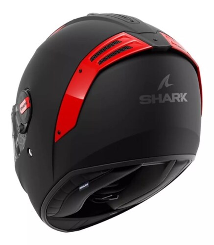 Casco Integral Para Moto Shark Spartan Rs Blank Negro/ Rojo