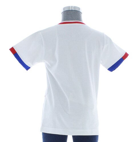 Playera Niño Algodón Blanca Manga Corta 3295 1 a 18 Años