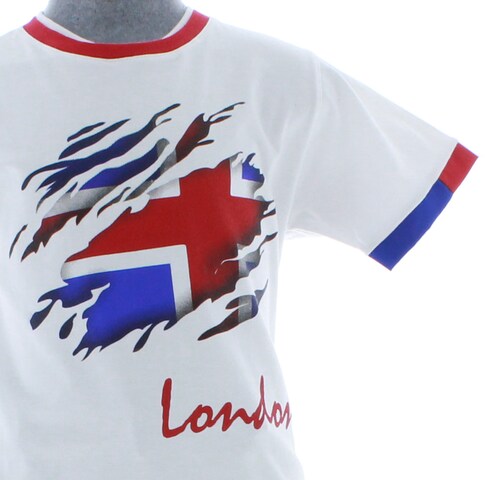 Playera Niño Algodón Blanca Manga Corta 3295 1 a 18 Años
