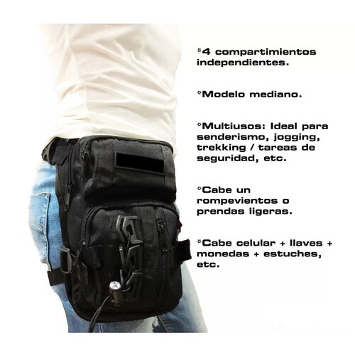 Piernera Tactica  Multi Pocket Multiusos