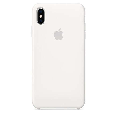 Funda de Silicon iPhone XS Max - Blanco