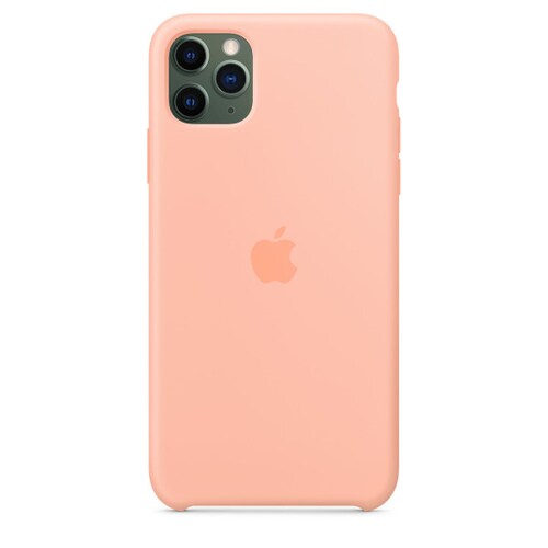 Funda de Silicon iPhone 11 Pro Max - Toronja