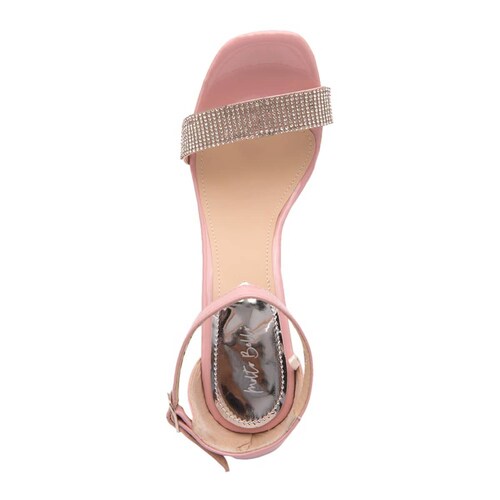Sandalias de plataforma con tacón para ocasiones especiales, color rosa, marca Molto Bello, mod. 1083899