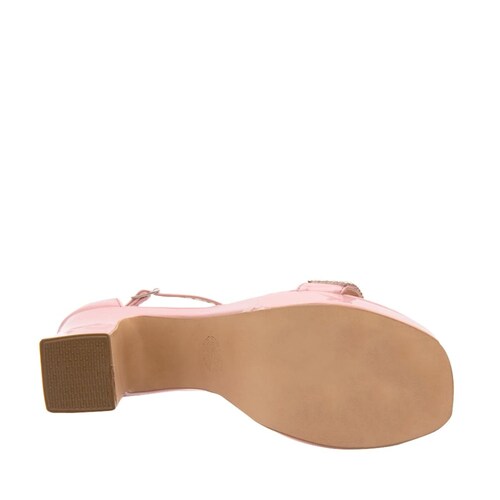 Sandalias de plataforma con tacón para ocasiones especiales, color rosa, marca Molto Bello, mod. 1083899