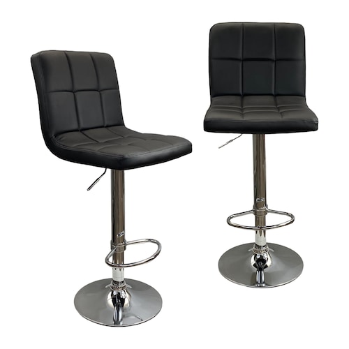 2 Bancos para barra de cocina bar altura ajustable giratorio Punto y Compra 303