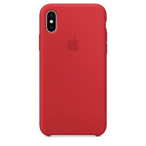 Funda de Silicon iPhone X - Rojo