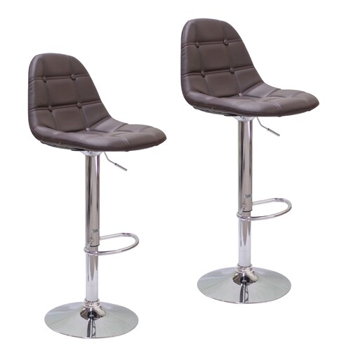 2 Bancos para barra de cocina bar altura ajustable giratorio Punto y Compra 310.